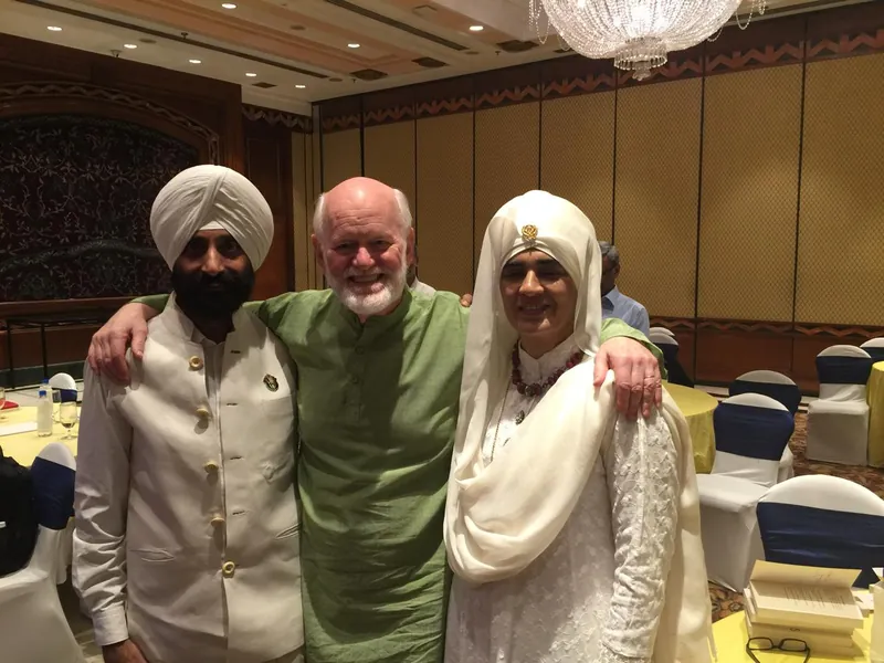 Sat and Siri Khalsa with Marshall Goldsmith